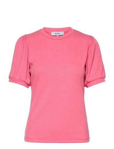 Johanna Tee Tops T-shirts & Tops Short-sleeved Pink Minus