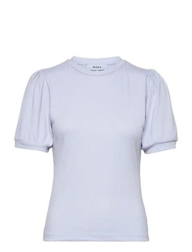 Johanna Tee Tops T-shirts & Tops Short-sleeved Blue Minus