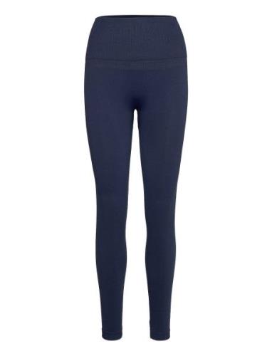 Bar Tights Sport Running-training Tights Blue Famme