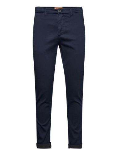 Hunt Soft String Pant Bottoms Trousers Chinos Blue Mos Mosh Gallery