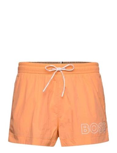 Mo Ye Badeshorts Orange BOSS