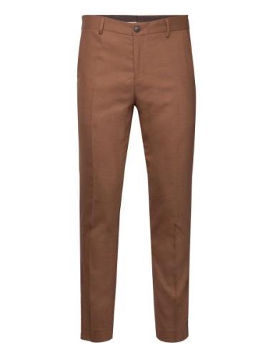 Slhslim-Neil Trs B Noos Bottoms Trousers Formal Brown Selected Homme