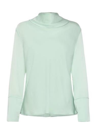 Ayumi Blouse Tops Blouses Long-sleeved Green Ahlvar Gallery