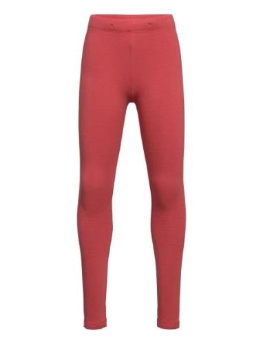 Leggings Basic Brushed Solid Bottoms Leggings Red Lindex