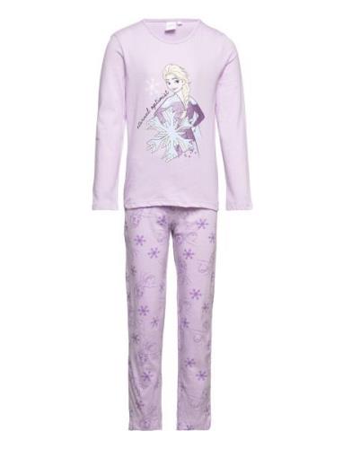 Pyjama Long Pyjamas Sett Purple Frost