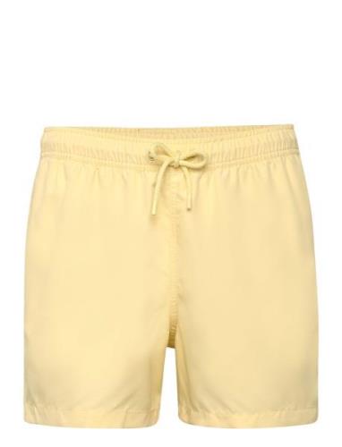 Borg Solid Swim Shorts Badeshorts Yellow Björn Borg