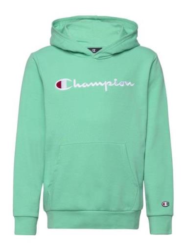 Hooded Sweatshirt Sport Sweat-shirts & Hoodies Hoodies Green Champion