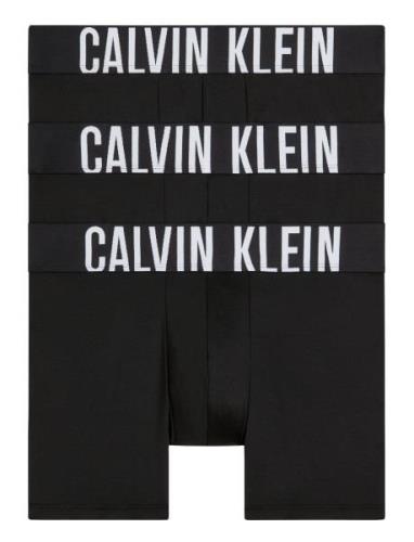 Boxer Brief 3Pk Boksershorts Black Calvin Klein