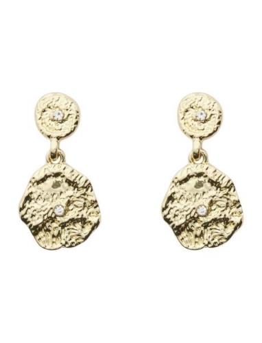 Fpkanna J Earrings Plated Øredobber Smykker Gold Pieces