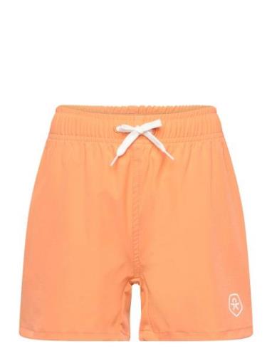 Swim Shorts, Solid Badeshorts Orange Color Kids