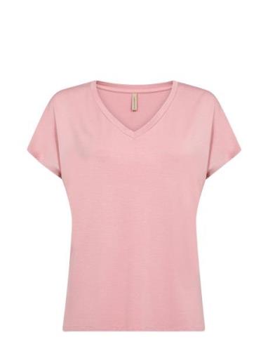 Sc-Marica Tops T-shirts & Tops Short-sleeved Pink Soyaconcept