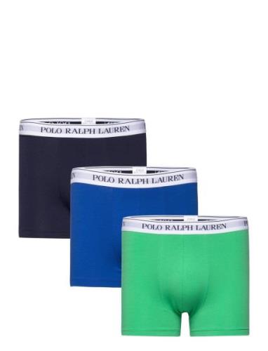 Classic Stretch-Cotton Trunk 3-Pack Boksershorts Blue Polo Ralph Laure...