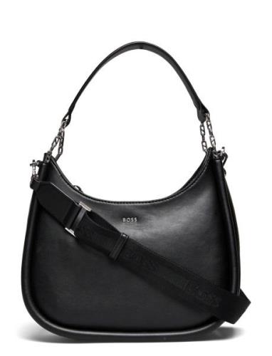 Krysta Hobo Bags Small Shoulder Bags-crossbody Bags Black BOSS