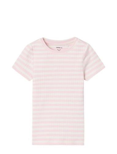 Nmfsuraja Xsl Ss Top Noos Tops T-shirts Short-sleeved Pink Name It