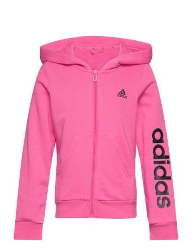 G Lin Fz Hd Tops Sweat-shirts & Hoodies Hoodies Pink Adidas Sportswear