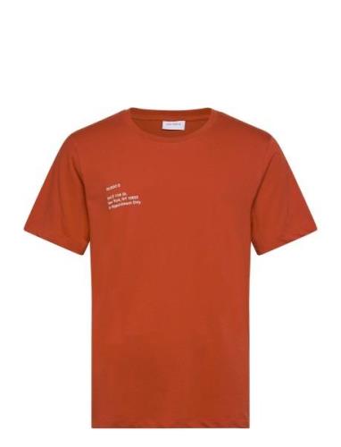 Neighborhood T-Shirt Tops T-shirts Short-sleeved Orange Les Deux