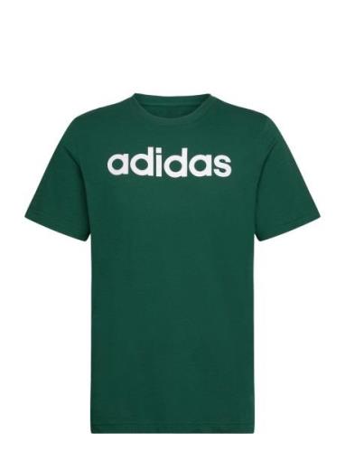 M Lin Sj T Sport T-shirts Short-sleeved Green Adidas Sportswear