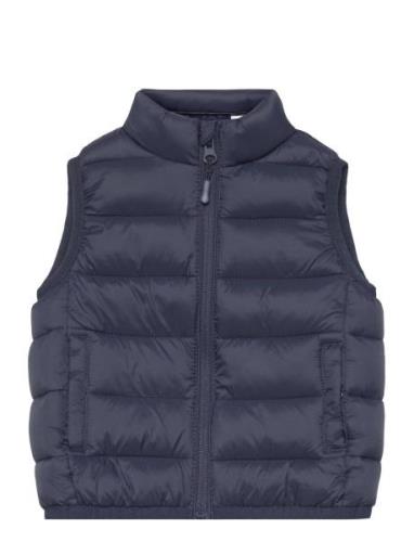 Quilted Gilet Fôret Vest Navy Mango