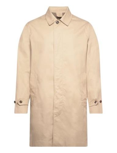 Water-Repellent Cotton Trench Coat Tynn Kåpe Beige Mango