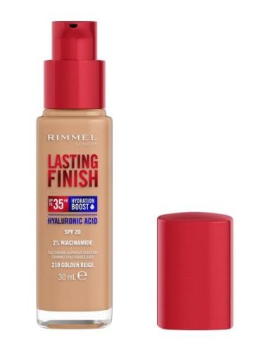 Clean Lasting Finish Foundation 210 Golden Beige Foundation Sminke Rim...