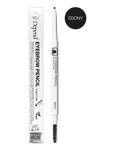 Eyebrowpencil Slim&Thin Ebony Nord Øyebrynsblyant Sminke Nude Depend C...