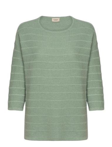 Frsinne Pu 5 Tops Knitwear Jumpers Green Fransa