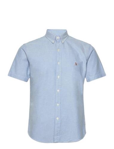 Slim Fit Oxford Shirt Designers Shirts Short-sleeved Blue Polo Ralph L...