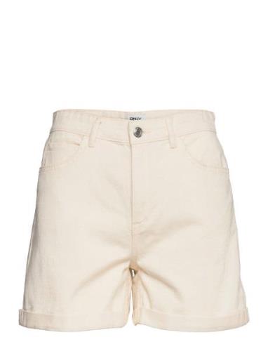 Onlvega Hw Mom Dnm Shorts Noos Bottoms Shorts Denim Shorts White ONLY