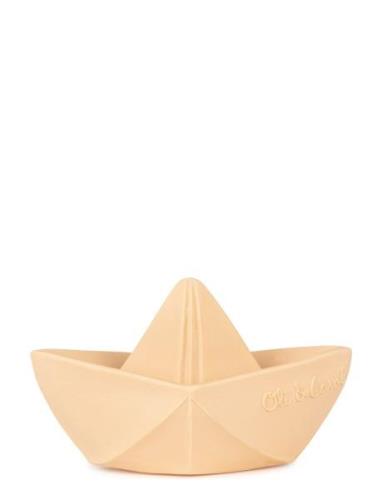 Origami Boat Nude Toys Bath & Water Toys Bath Toys Beige OLI & CAROL