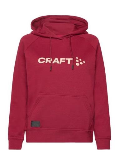 Core Craft Hood W Sport Sweat-shirts & Hoodies Hoodies Red Craft