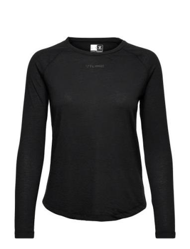 Hmlmt Vanja T-Shirt L/S Sport T-shirts & Tops Long-sleeved Black Humme...