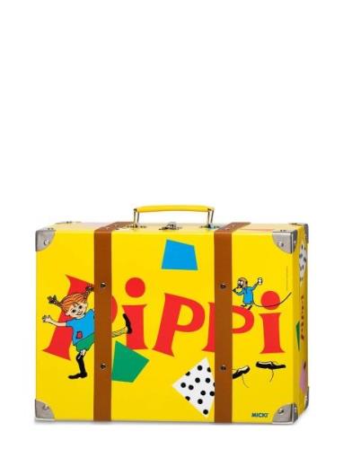 Pippi Koffert Gul, 32 Cm Home Kids Decor Storage Storage Boxes Multi/p...