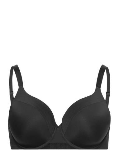 Bra Dahlia Matt Shiny Plus Lingerie Bras & Tops Full Cup Bras Black Li...