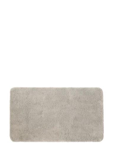 Waves Bath Mat 60X100 Cm Home Textiles Rugs & Carpets Bath Rugs Grey C...