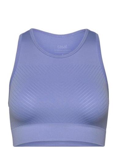 Essential Block Seamless Sport Top Sport Crop Tops Sleeveless Crop Top...