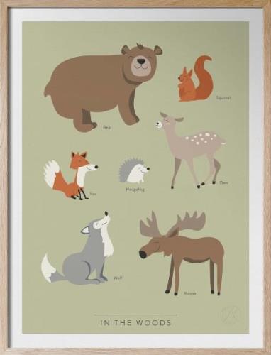 In The Woods - På Engelska Home Kids Decor Posters & Frames Posters Mu...