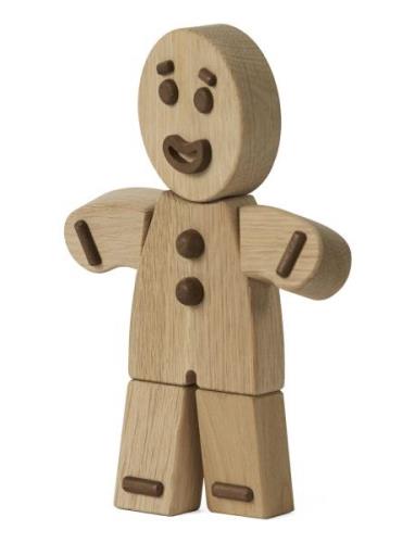 Gingerbread Man Oak Small Home Decoration Decorative Accessories-detai...