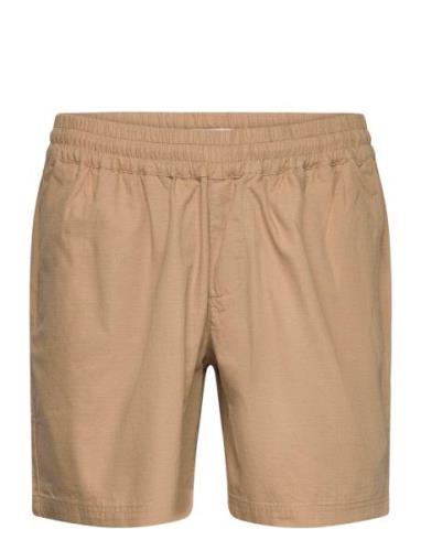 Ripstop Casual Shorts Bottoms Shorts Casual Beige Revolution