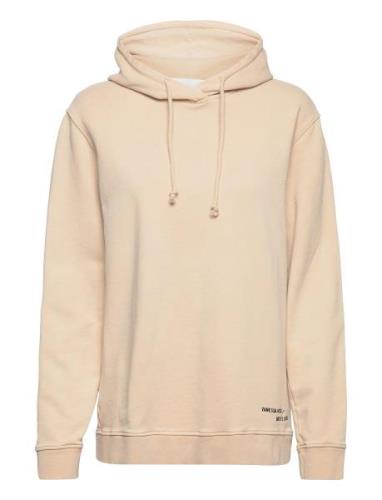 Jane Hoodie - Coffee Tops Sweat-shirts & Hoodies Hoodies Beige Birgitt...