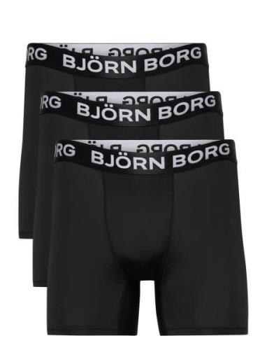 Performance Boxer 3P Sport Boxers Black Björn Borg