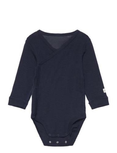 Body Wrap Merino Wool Bodies Wrap Bodies Navy Lindex