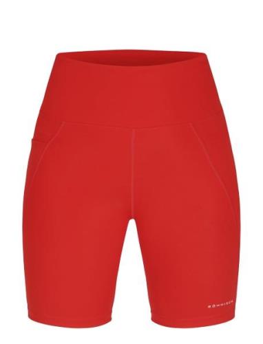 Flattering High Waist Bike Tights Sport Shorts Cycling Shorts Red Röhn...