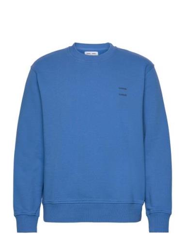 Joel Crew Neck 11414 Designers Sweat-shirts & Hoodies Sweat-shirts Blu...