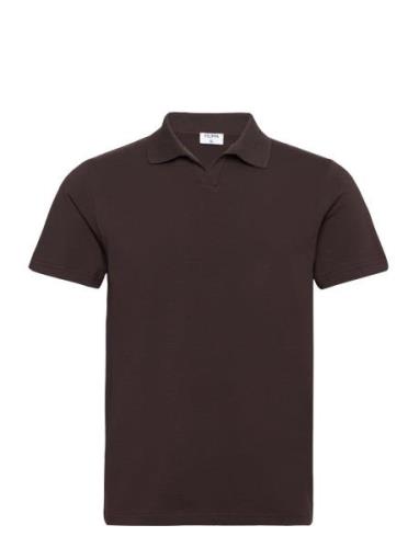 Stretch Cotton Polo T-Shirt Designers Polos Short-sleeved Brown Filipp...