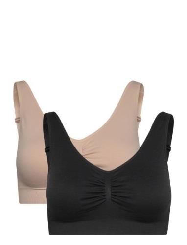 Bra 2 Pack Joy Seamless Top Lingerie Bras & Tops Soft Bras Tank Top Br...