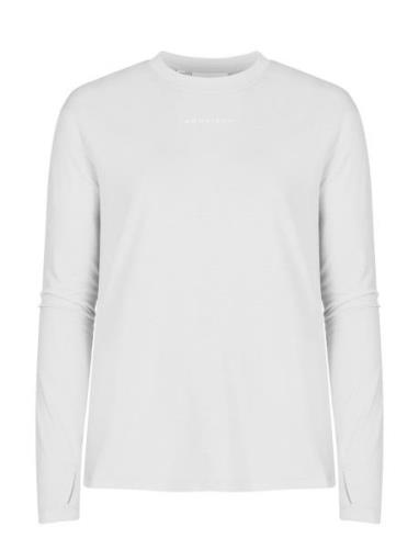 Clara Base Long Sleeve Sport T-shirts & Tops Long-sleeved White Röhnis...