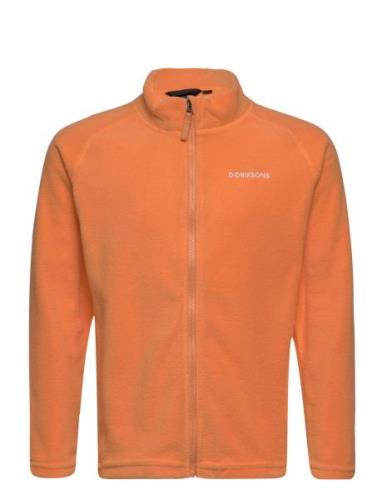 Monte Kids Fz 10 Sport Fleece Outerwear Fleece Jackets Orange Didrikso...