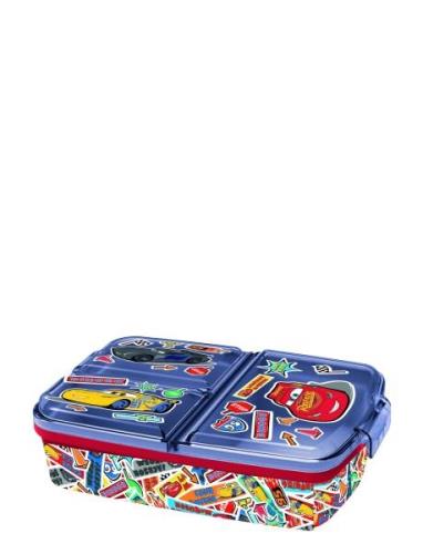 Cars Multi Compartment Sandwich Box Home Meal Time Lunch Boxes Multi/p...