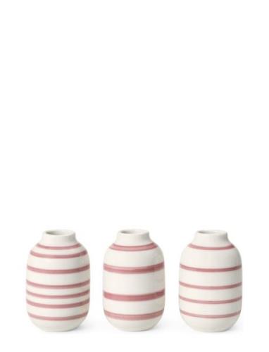 Omaggio Vase Miniature Rosa 3 Stk. Home Decoration Vases Small Vases P...