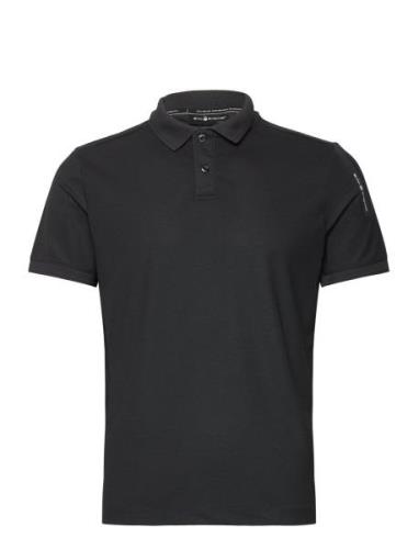 Spray Technical Polo Sport Polos Short-sleeved Black Sail Racing